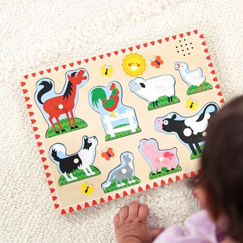 Melissa & Doug Melissa Doug Farm Animals Sound Puzzle