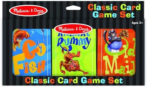 Melissa & Doug Melissa Doug Classic Card Set - Old Maid Go Fish Rummy - FSC Certified