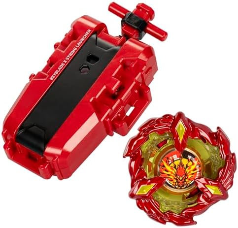 BEYBLADE X Soar Phoenix 9-60GF Deluxe String Launcher Set with Attack Type Right-Spinning