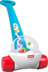 Fisher-Price Baby Toddler Toy Corn Popper Blue Push-Along with Ball-Popping Action for