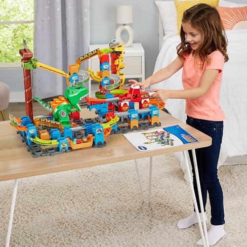 VTech Marble Rush T-Rex Dino Thrill Track Set