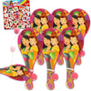 Disney Princess Party Favors - Disney Princess Paddle Ball 6 Disney Princess Paddle Balls