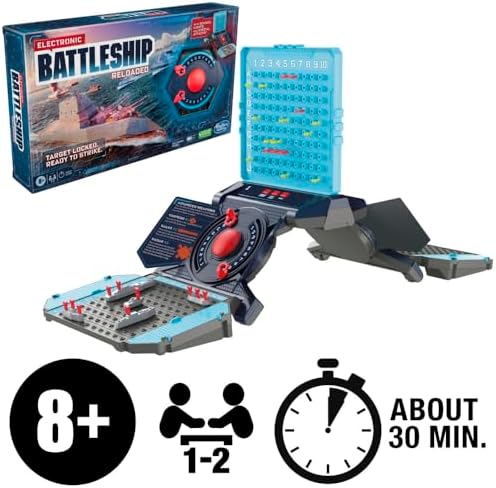Hasbro Gaming Electronic Battleship Reloaded Board Game