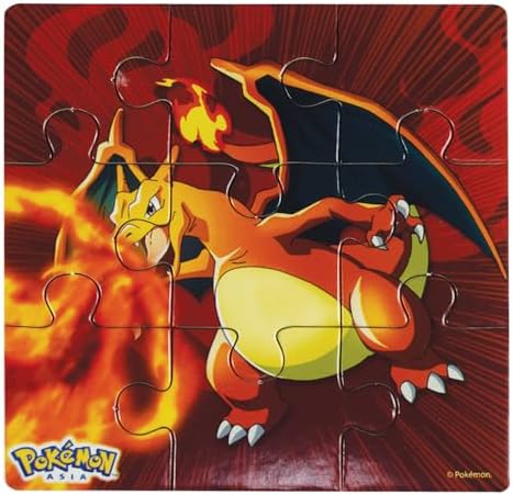Topps Pokemon Style Characters Zigsaw Puzzle Pack of 6 Total 96 Pieces Assortment 2