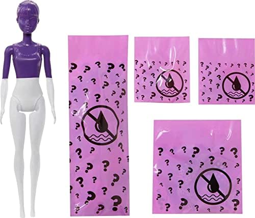 Barbie Color Reveal Doll Color-Block Series 7 Surprises 1 Barbie Doll Styles May Vary