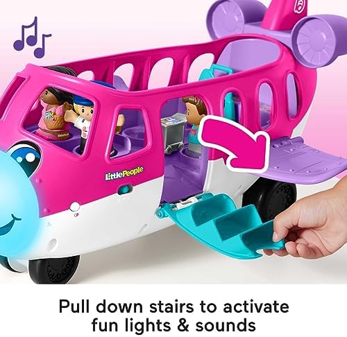 Fisher-Price Little Barbie Dream Airplane Presented By Little People With 1 Airplane 1