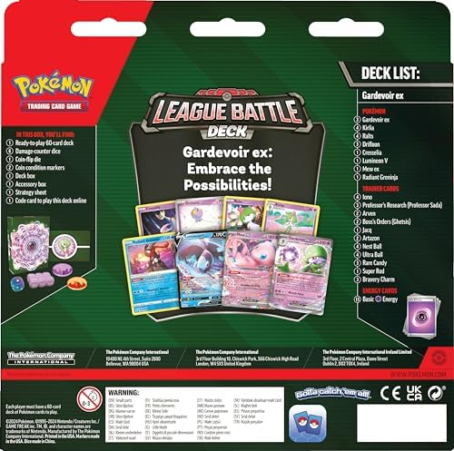 Pokemon TCG Gardevoir ex League Battle Deck