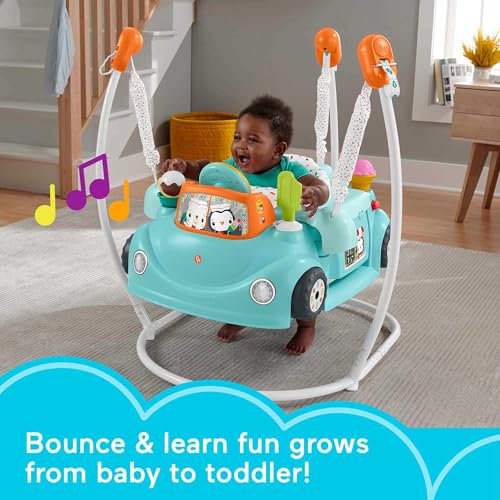 Fisher-Price 2-in-1 Jumperoo Activity Center for Baby to Toddler with Lights Sounds and
