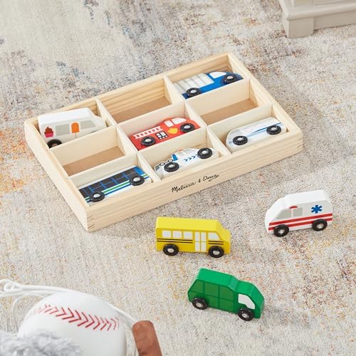 Melissa & Doug Melissa Doug Wooden Town Vehicle