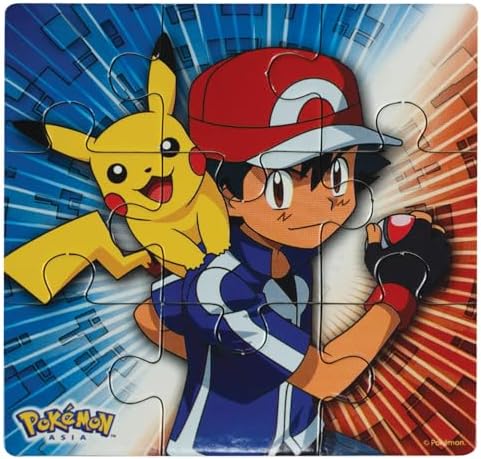 Topps Pokemon Style Characters Zigsaw Puzzle Pack of 6 Total 96 Pieces Assortment 2