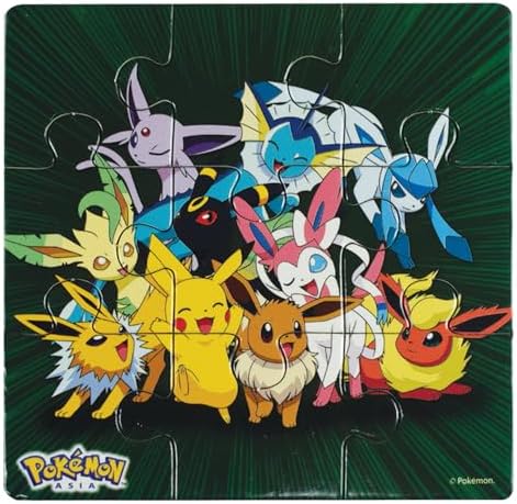 Topps Pokemon Style Characters Zigsaw Puzzle Pack of 6 Total 96 Pieces Assortment 2