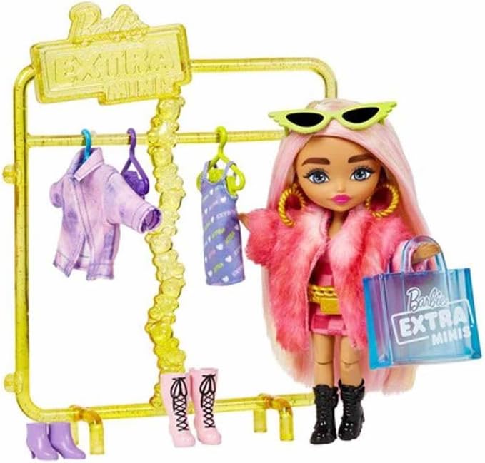 Barbie Extra Minis Doll Fashion Playset