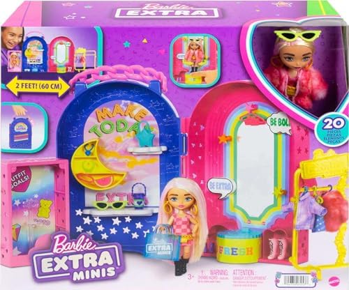Barbie Extra Minis Doll Fashion Playset