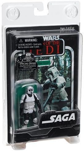 Hasbro Star Wars The Saga Colllection Vintage Action Figure Biker Scout 3.75 Inches