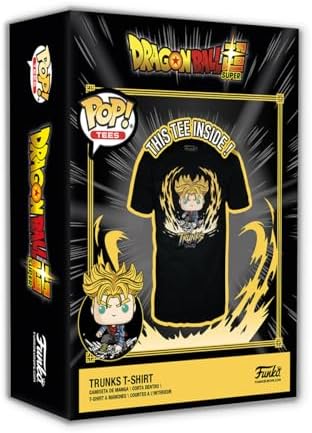 Funko Pop Boxed Tee Dragon Ball Super - Trunks - L