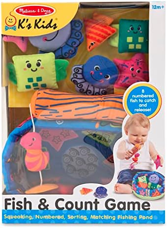 Melissa & Doug Melissa Doug K's Fish and Count Learning Game With 8 Numbered Fish to