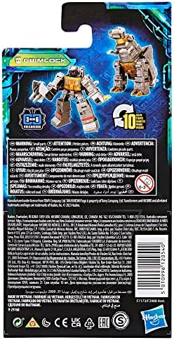 Transformers Legacy Evolution Core Grimlock Toy 3.5-inch Action Figure for Boys and Girls