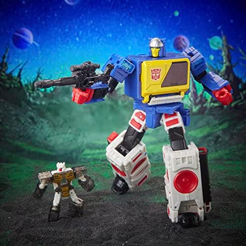 Transformers Legacy Evolution Voyager Twincast and Autobot Rewind Toy 7-inch Action