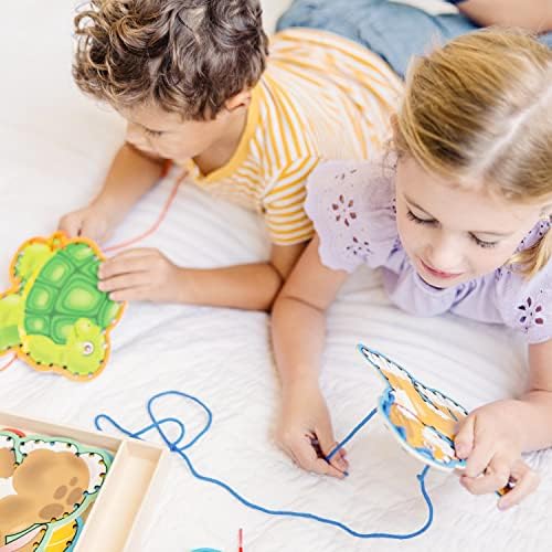 Melissa & Doug Melissa Doug Lace and Trace Activity Set Pets - 5 Wooden Panels and 5