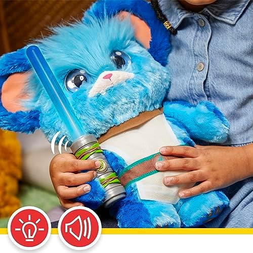 Hasbro Star Wars Adventures of Little Jedi Talking Jedi Nubs Electronic Plush