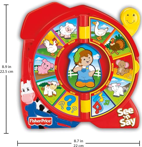 Fisher-Price Little People Toddler Toy See 'n Say The Farmer Says Learning Game with