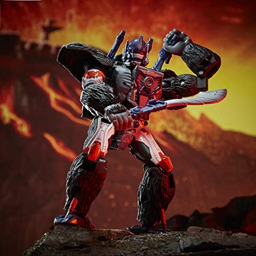 Transformers Generations War for Cybertron Kingdom Voyager WFC-K8 Optimus Primal Action
