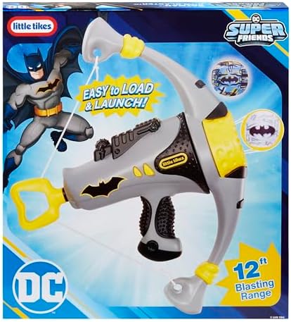 Little Tikes Batman Bow Blaster DC Active Play Toy Blasters for Boys and Girls Ages Years
