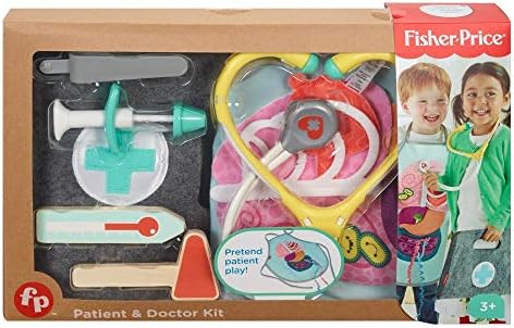 Fisher-Price Preschool Toy Patient and Doctor Set 7-Piece Kit for Medical Pretend Play