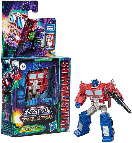 Transformers Legacy Evolution Core Class Optimus Prime Toy 3.5-inch Action Figure for