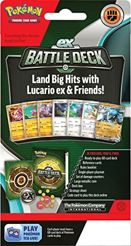 Pokemon TCG Lucario ex Battle Deck Ready-to-Play 60-Card Deck