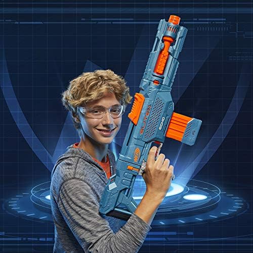 Nerf Elite 2.0 Echo CS-10 Blaster - 24 Official Darts 10-Dart Clip Removable Stock and