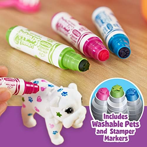 Crayola Scribble Scrubbie Pets Tattoo Shop Toy Pet Playset Age 3 4 5 6