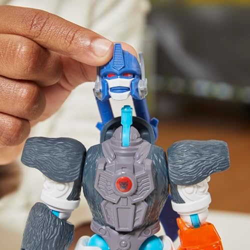 Transformers MixMashers Optimus Primal Custom Mix-and-Match Action Figure 5-Inch-Scale 12