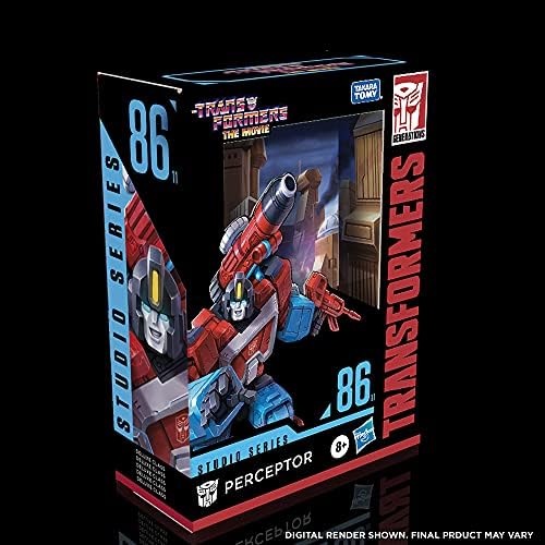 Transformers Studio Series 86-11 Deluxe Class The The Movie Perceptor Action Figure -