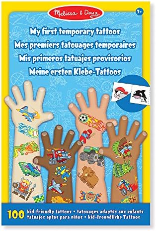 Melissa & Doug Melissa Doug My First Temporary Tattoos Adventure Creatures Sports and