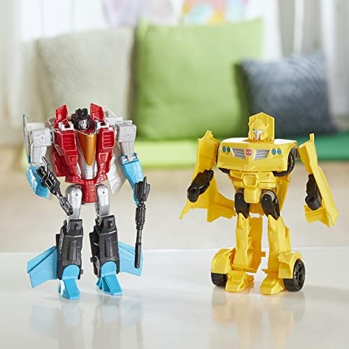 Transformers Heroes and Villains Bumblebee and Starscream 2-Pack Action Figures - for