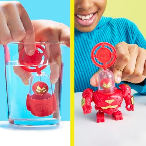 Hasbro Hydro Pods Marvel Hulkbuster Aqua Armor Mech Suit Battle Set Water Activated