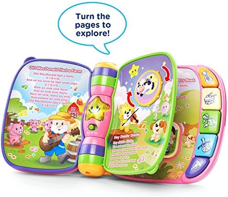 VTech Musical Rhymes Book Pink