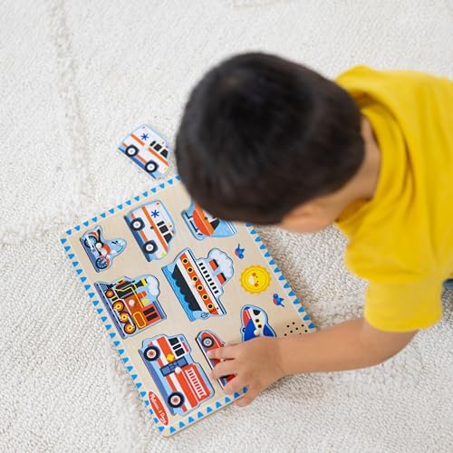 Melissa & Doug Melissa Doug Wooden Light-Activated Sound Puzzle