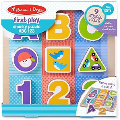 Melissa & Doug Melissa Doug ABC - 123 Chunky Puzzle