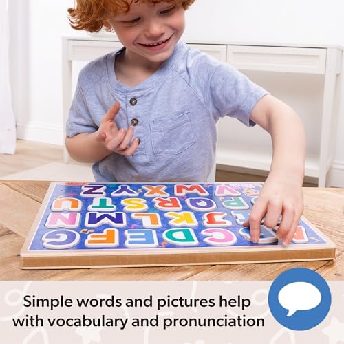 Melissa & Doug Melissa Doug Ms. Rachela Wooden Phonics Alphabet Sound Puzzle