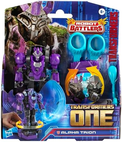 Transformers One Robot Battlers Alpha Trion 4.5-Inch Robot Action Figure Interactive for