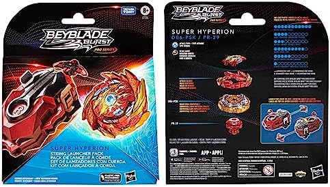 Beyblade Burst Pro Series Super Hyperion String Launcher Pack RightLeft Spin Beyblade
