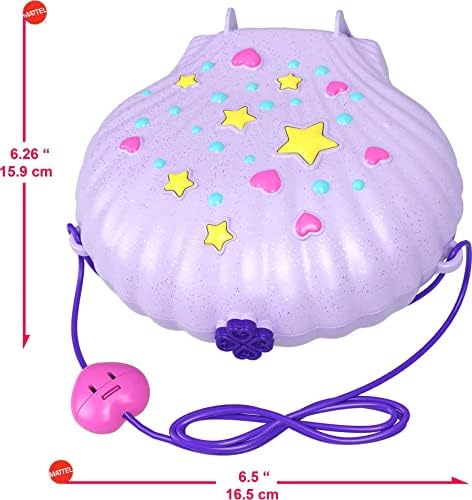 Polly Pocket Travel Toy with Micro Dolls Mermaid 2-in-1 Seashell Purse Playset Amazon