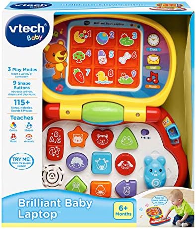 VTech Brilliant Baby Laptop Red
