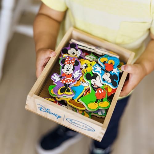 Melissa & Doug Melissa Doug Wooden Mickey Mouse Character Magnets 20 pcs - Cute Fridge