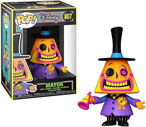Funko POP Disney The Night Before Christmas Blacklight- Jack Mayor Oogie Zero and Sally
