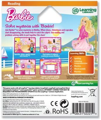 LeapFrog Barbie Learning Game for LeapPad Tablets and LeapsterGS