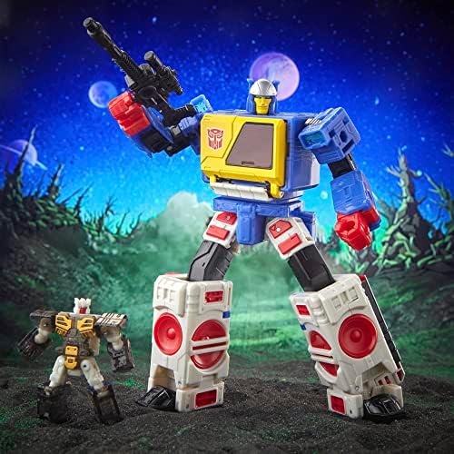 Transformers Legacy Evolution Voyager Twincast and Autobot Rewind Toy 7-inch Action