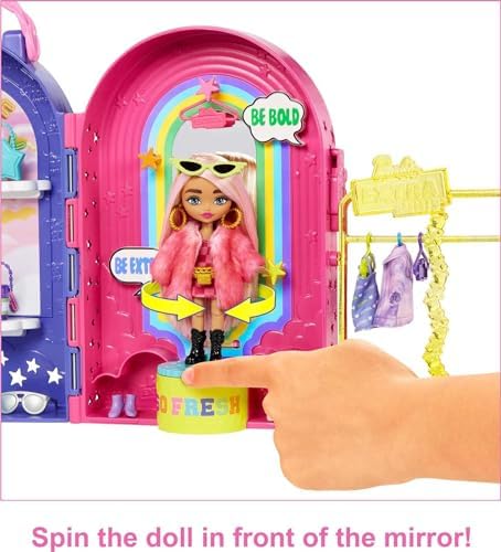 Barbie Extra Minis Doll Fashion Playset